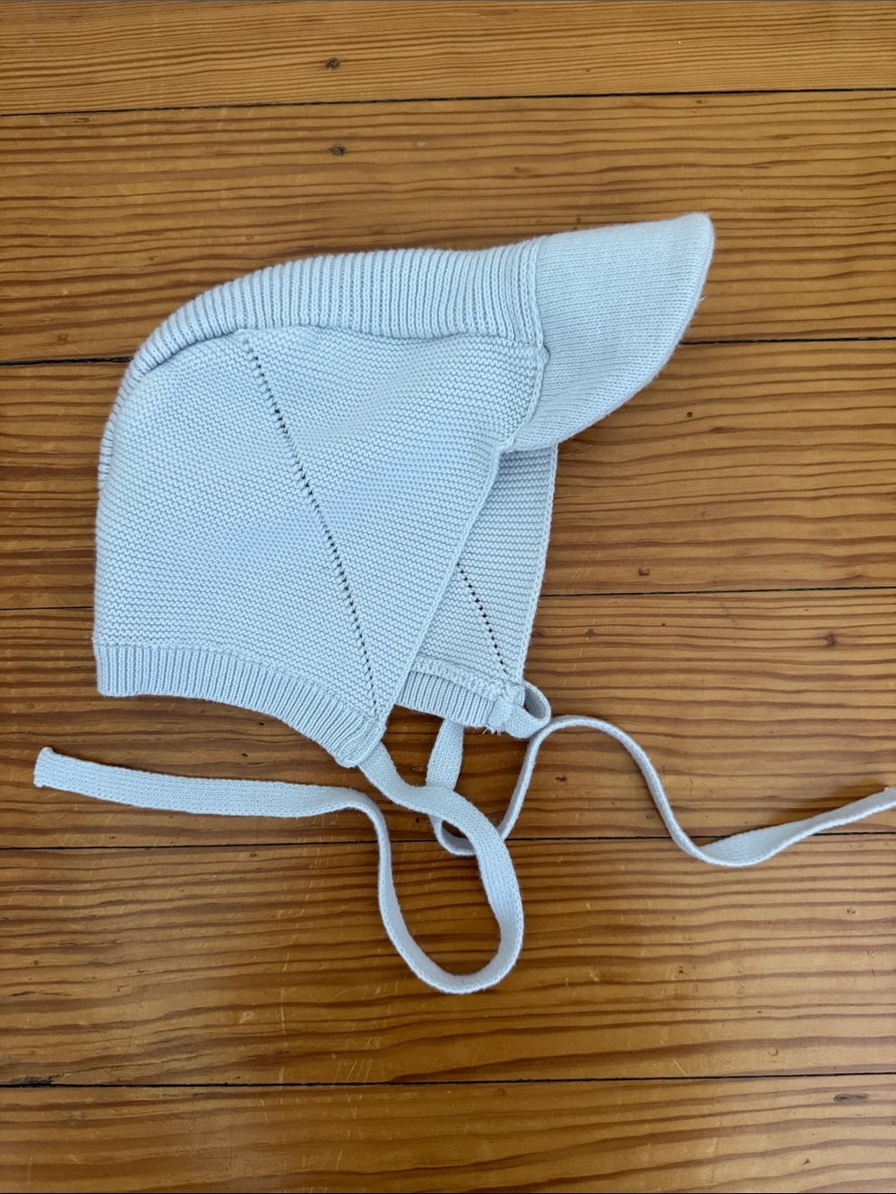 Feltman Brothers Baby Knit Sun Bonnet - Light Blue sz M